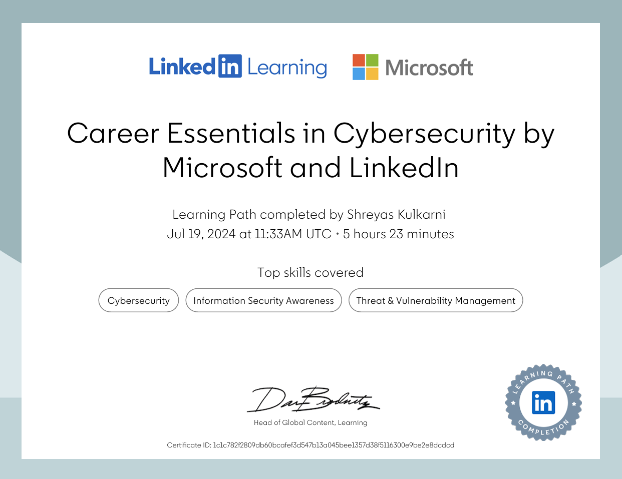 Career Essentials in Cybersecurity